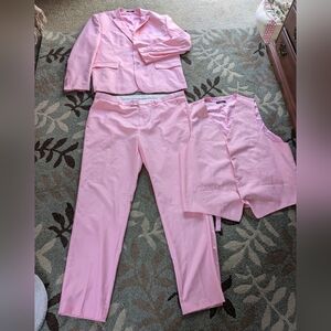 Pink costume suit